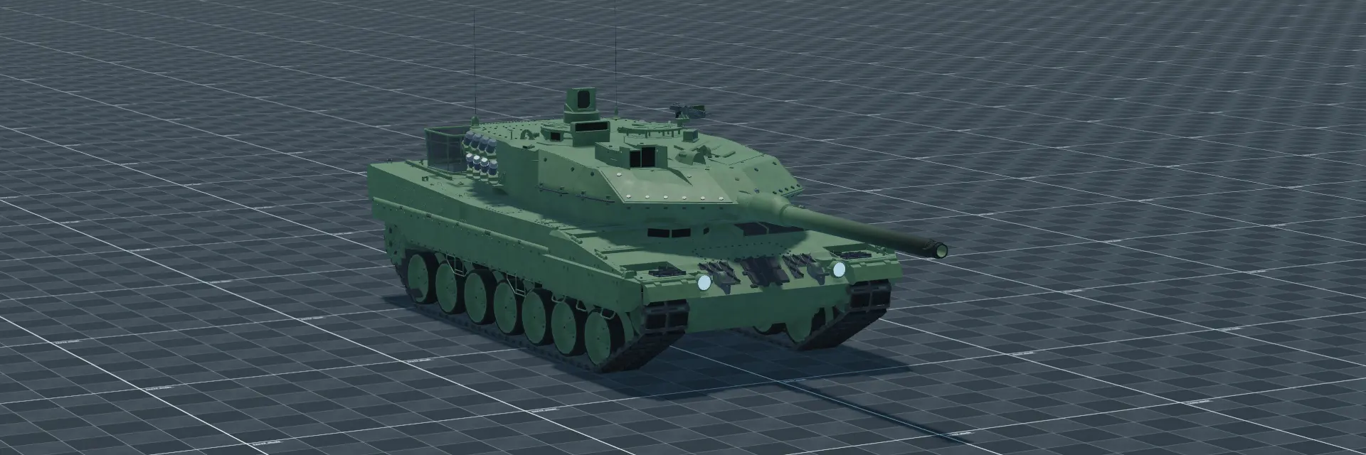 Leopard 2A6, perspective banner, in Multicrew Tank Combat