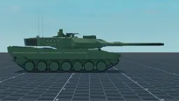 Leopard 2A6, right, in Multicrew Tank Combat