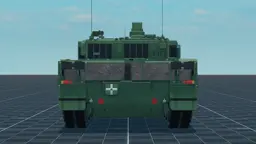 Leopard 2A7V, back, in Multicrew Tank Combat