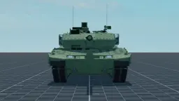 Leopard 2A7V, front, in Multicrew Tank Combat