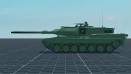 Leopard 2A7V, left, in Multicrew Tank Combat