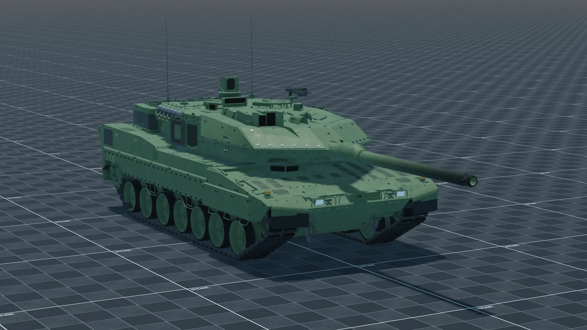Leopard 2A7V, perspective, in Multicrew Tank Combat