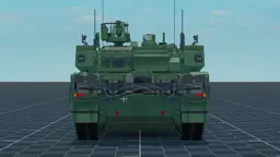 Leopard 2A8DK, back, in Multicrew Tank Combat