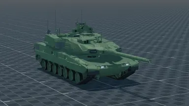 Leopard 2A8DK, perspective, in Multicrew Tank Combat