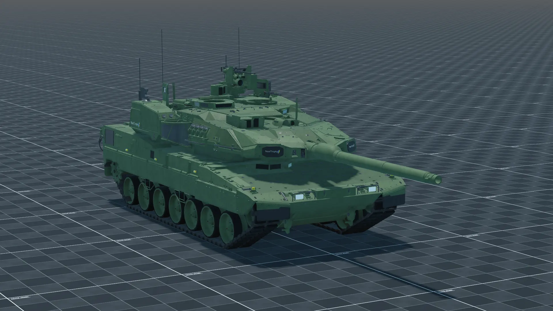 Leopard 2A8DK, perspective, in Multicrew Tank Combat