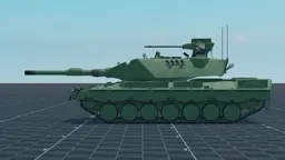 Leopard 2K (T11), left, in Multicrew Tank Combat