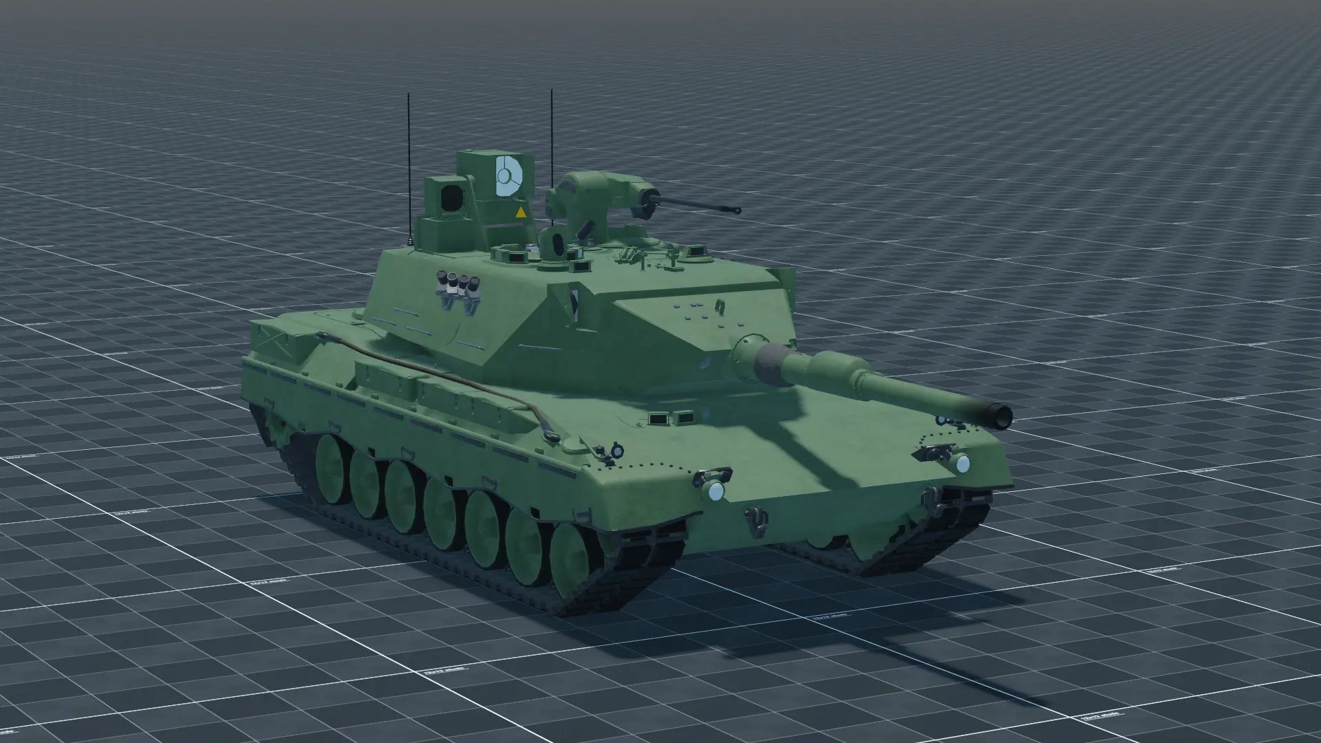 Leopard 2K (T11), perspective, in Multicrew Tank Combat