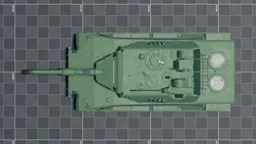 Leopard 2K (T11), top, in Multicrew Tank Combat