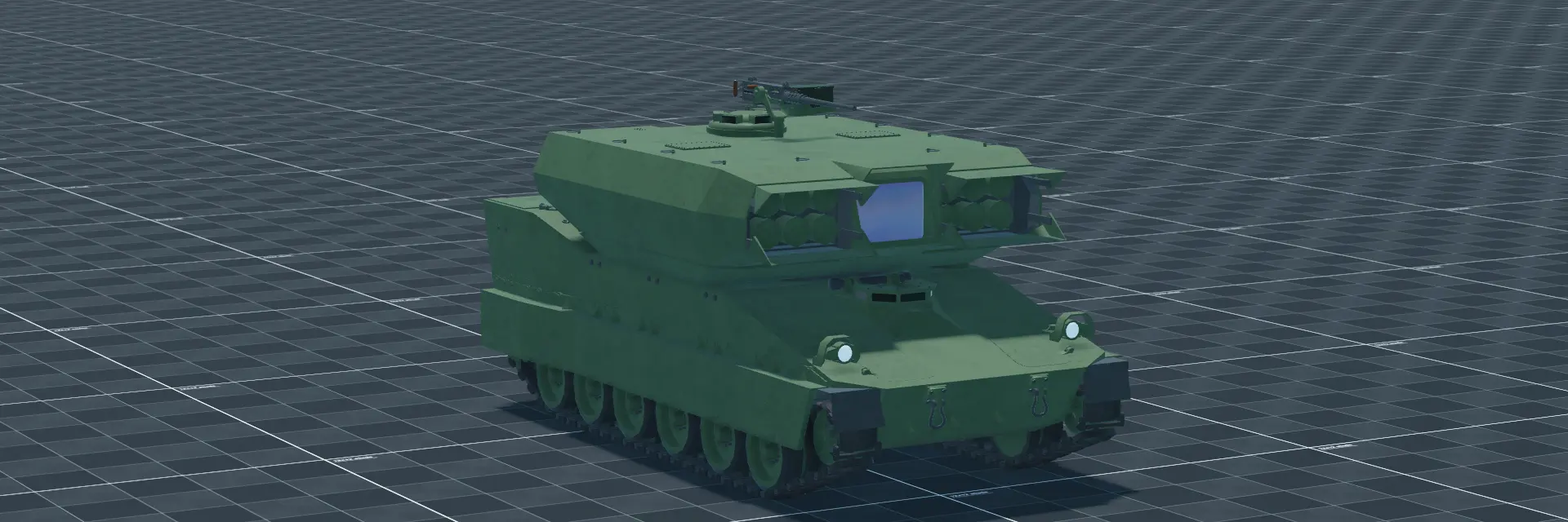 LOSAT M8, perspective banner, in Multicrew Tank Combat