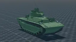 LVT-6 Gator, perspective, in Multicrew Tank Combat