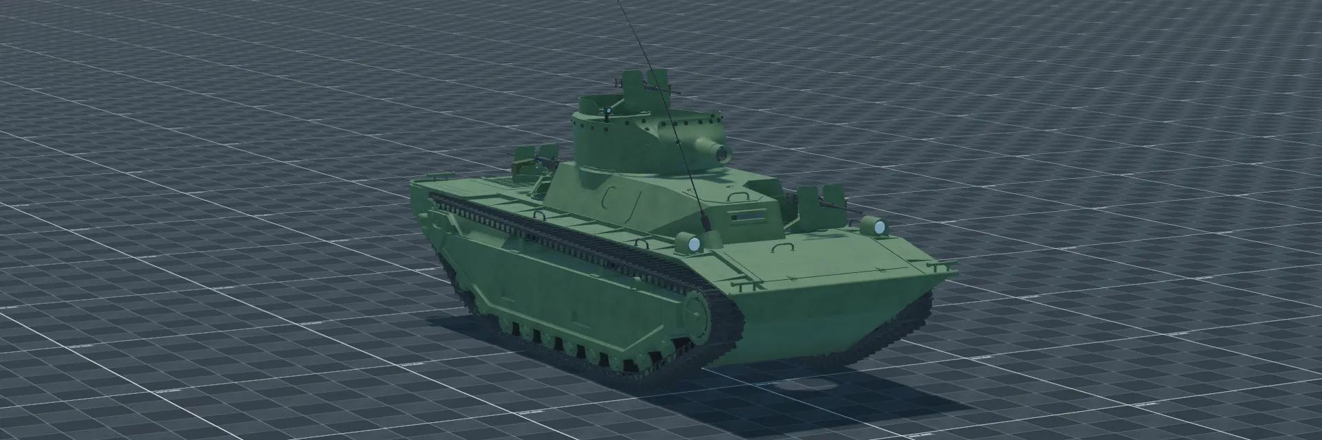 LVT-6 Gator, perspective banner, in Multicrew Tank Combat