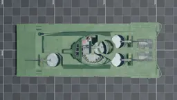 LVT-6 Gator, top, in Multicrew Tank Combat