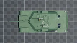 M1 Abrams, top, in Multicrew Tank Combat