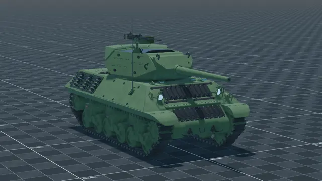 M10 Wolverine, perspective, in Multicrew Tank Combat