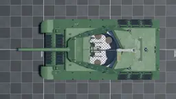 M10 Wolverine, top, in Multicrew Tank Combat