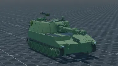 M109, perspective, in Multicrew Tank Combat