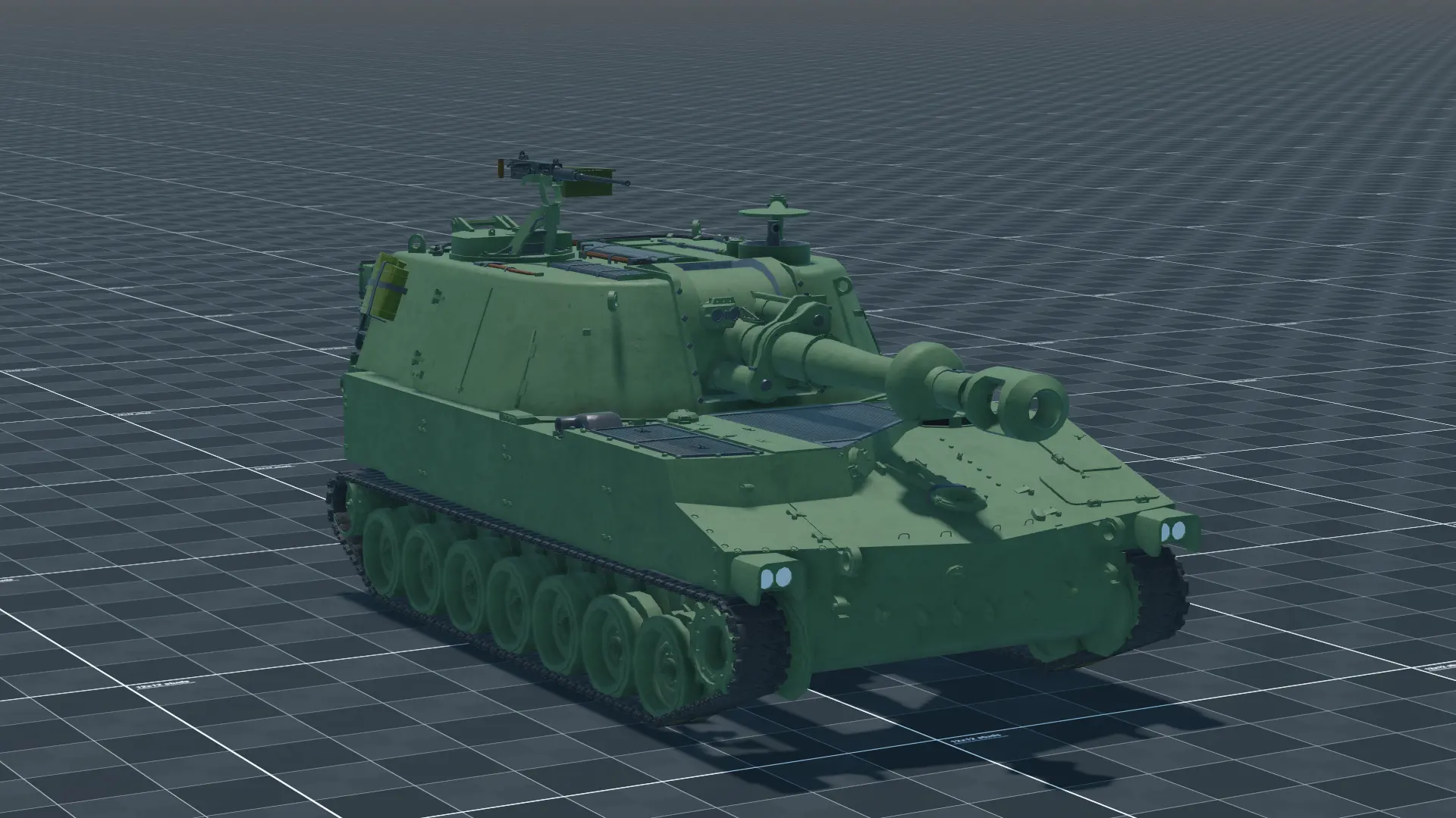 M109, perspective, in Multicrew Tank Combat