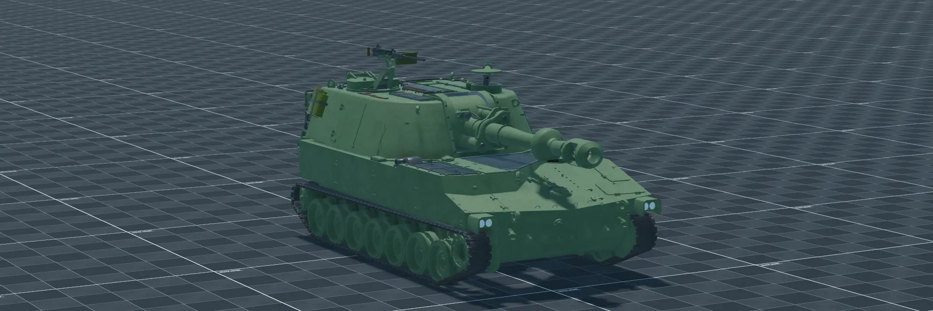 M109, perspective banner, in Multicrew Tank Combat