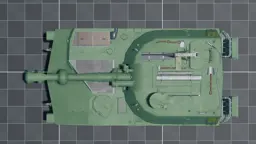 M109, top, in Multicrew Tank Combat