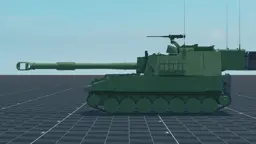 M109A6, left, in Multicrew Tank Combat
