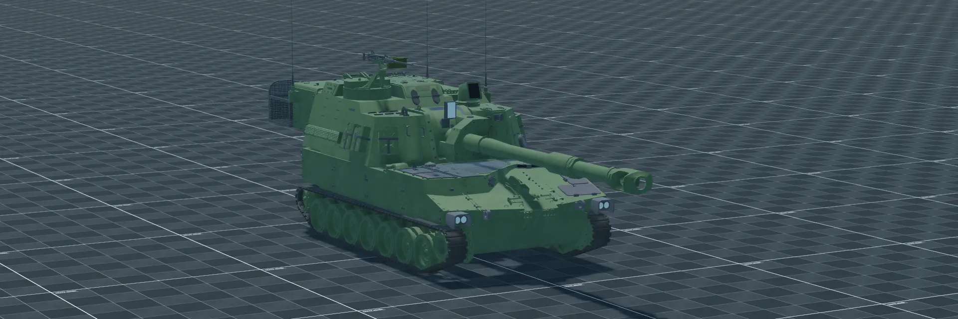 M109A6, perspective banner, in Multicrew Tank Combat