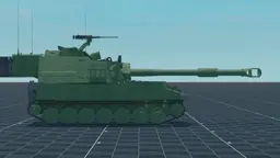 M109A6, right, in Multicrew Tank Combat