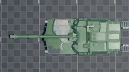M109A6, top, in Multicrew Tank Combat