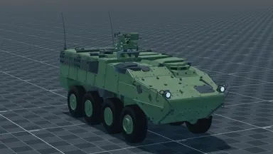 M1126, perspective, in Multicrew Tank Combat