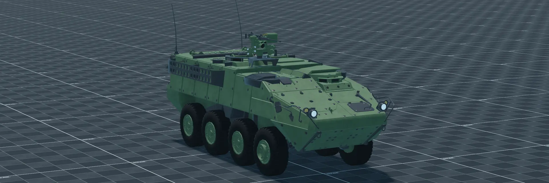 M1126, perspective banner, in Multicrew Tank Combat