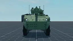 M1128 MGS, front, in Multicrew Tank Combat