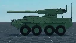 M1128 MGS, left, in Multicrew Tank Combat