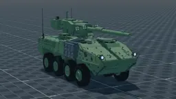 M1128 MGS, perspective, in Multicrew Tank Combat