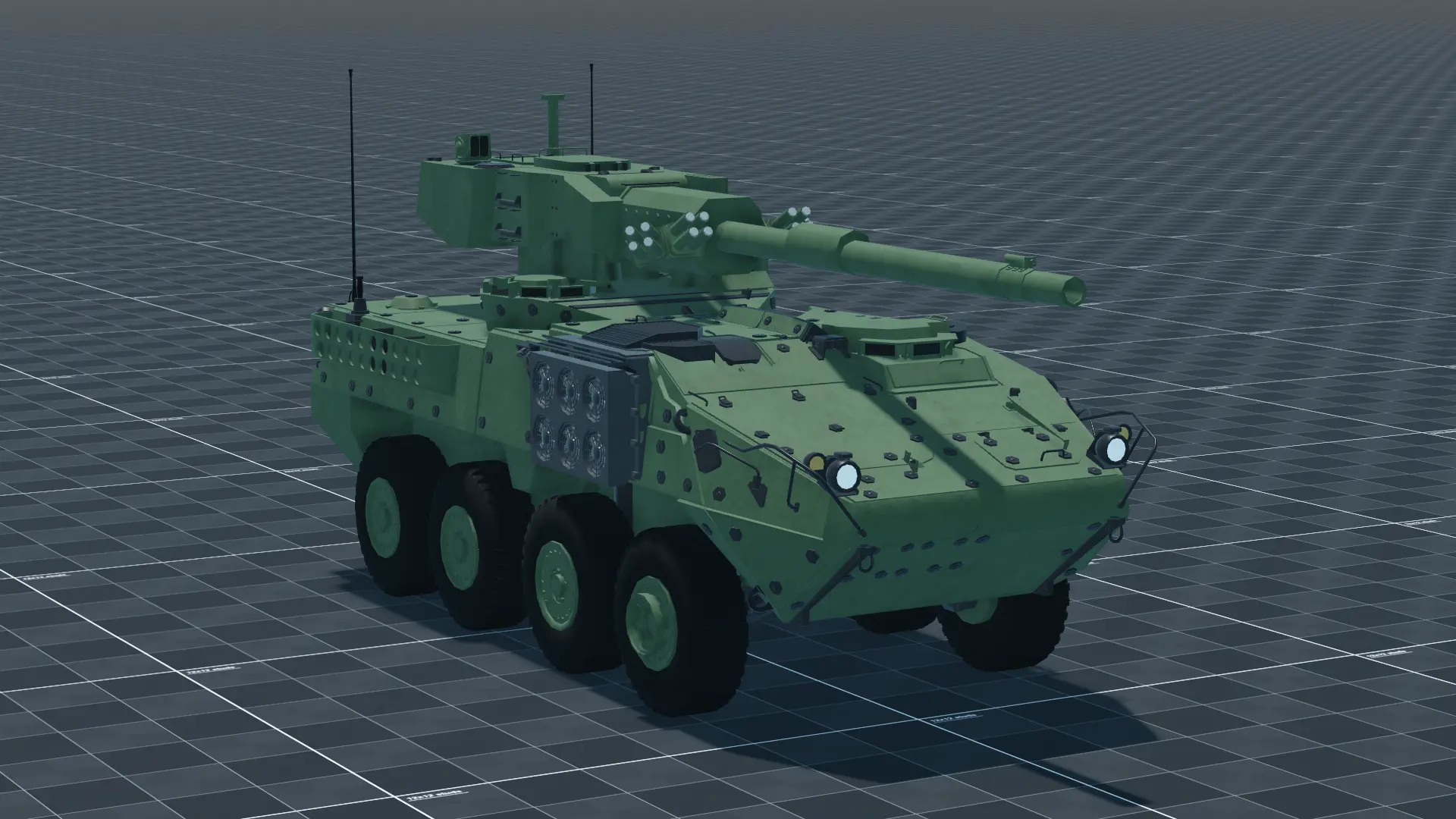 M1128 MGS, perspective, in Multicrew Tank Combat