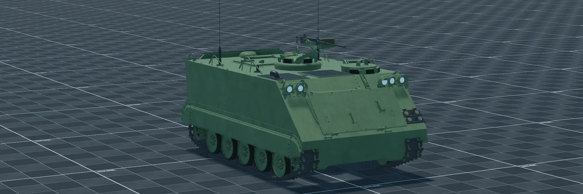 M113, perspective banner, in Multicrew Tank Combat