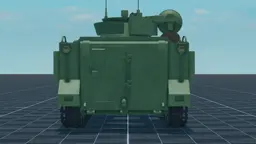 M163, back, in Multicrew Tank Combat