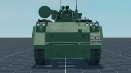 M163, front, in Multicrew Tank Combat