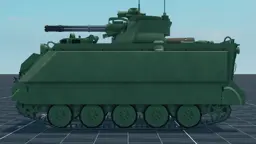 M163, left, in Multicrew Tank Combat