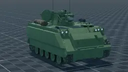 M163, perspective, in Multicrew Tank Combat