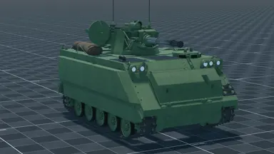M163, perspective, in Multicrew Tank Combat