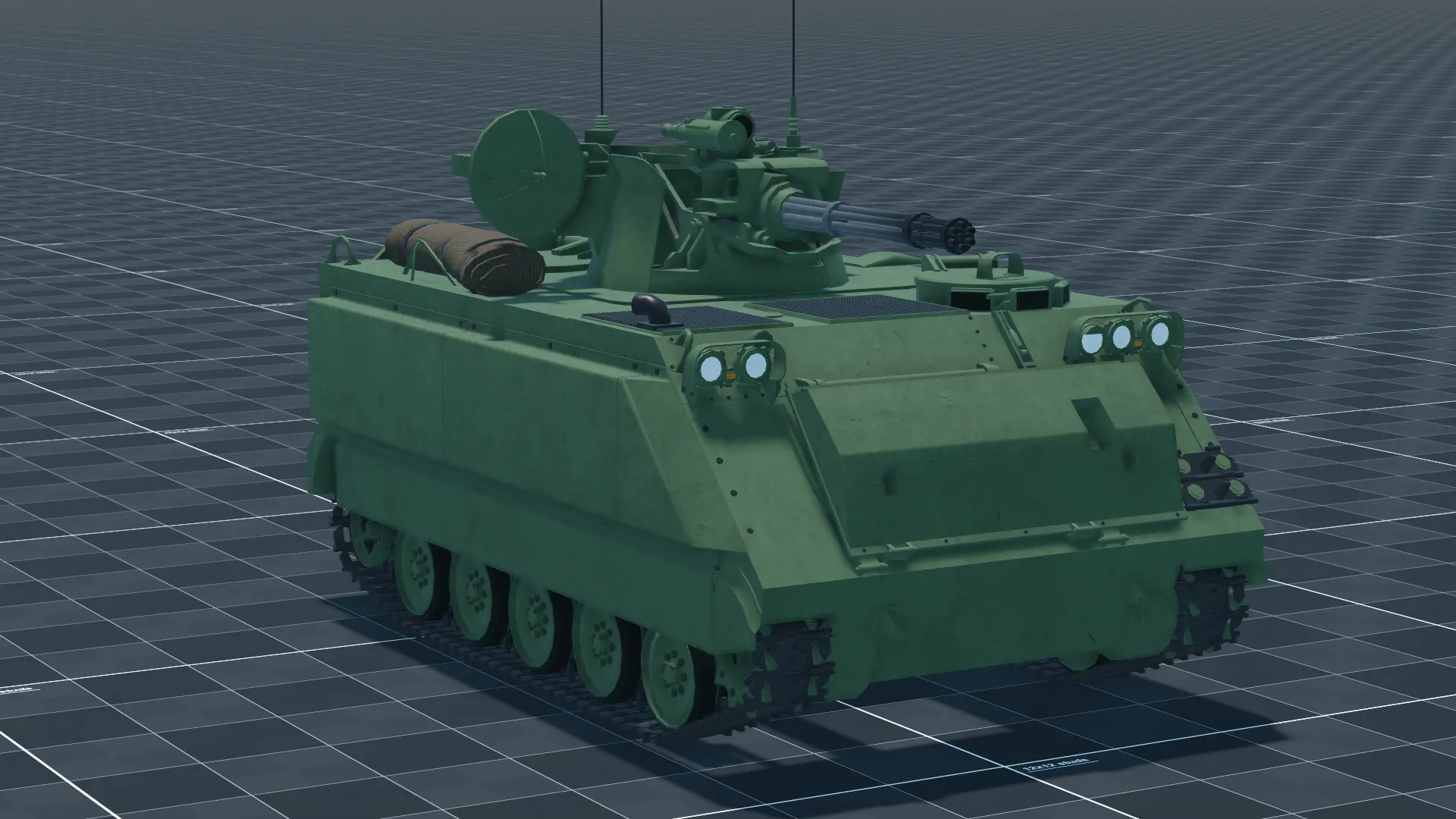 M163, perspective, in Multicrew Tank Combat