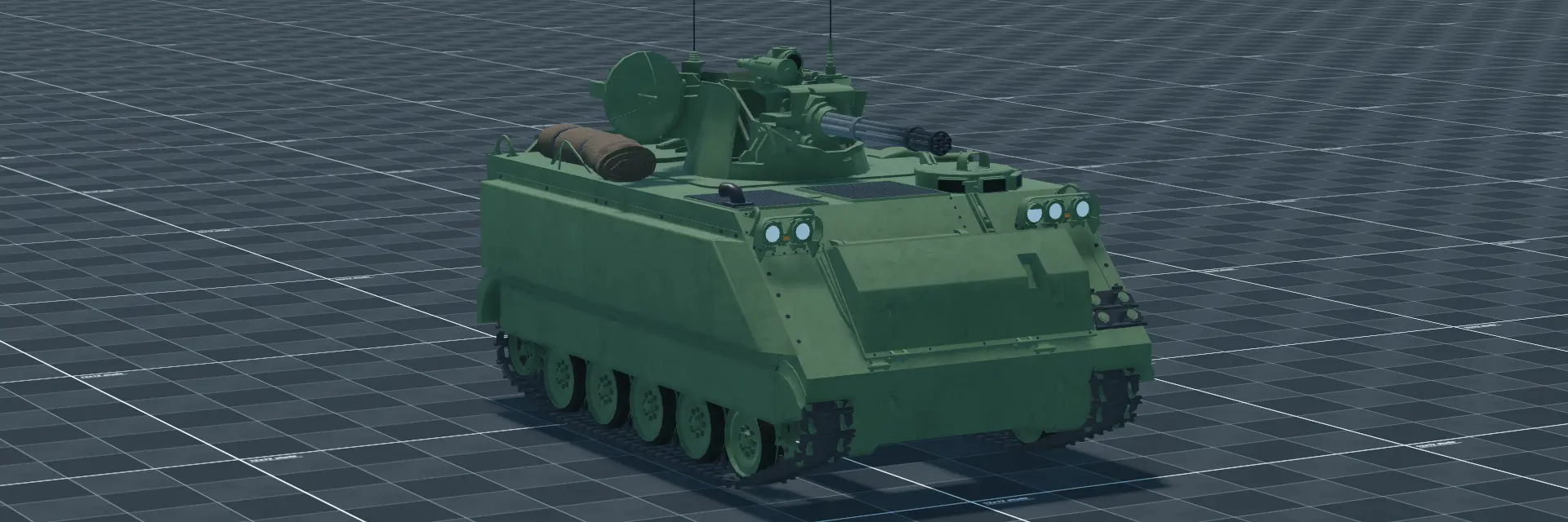 M163, perspective banner, in Multicrew Tank Combat