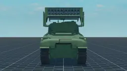 M17 Whizbang, back, in Multicrew Tank Combat