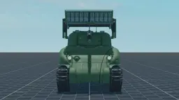 M17 Whizbang, front, in Multicrew Tank Combat