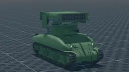 M17 Whizbang, perspective, in Multicrew Tank Combat