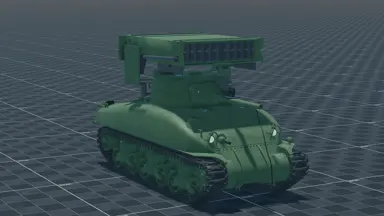 M17 Whizbang, perspective, in Multicrew Tank Combat