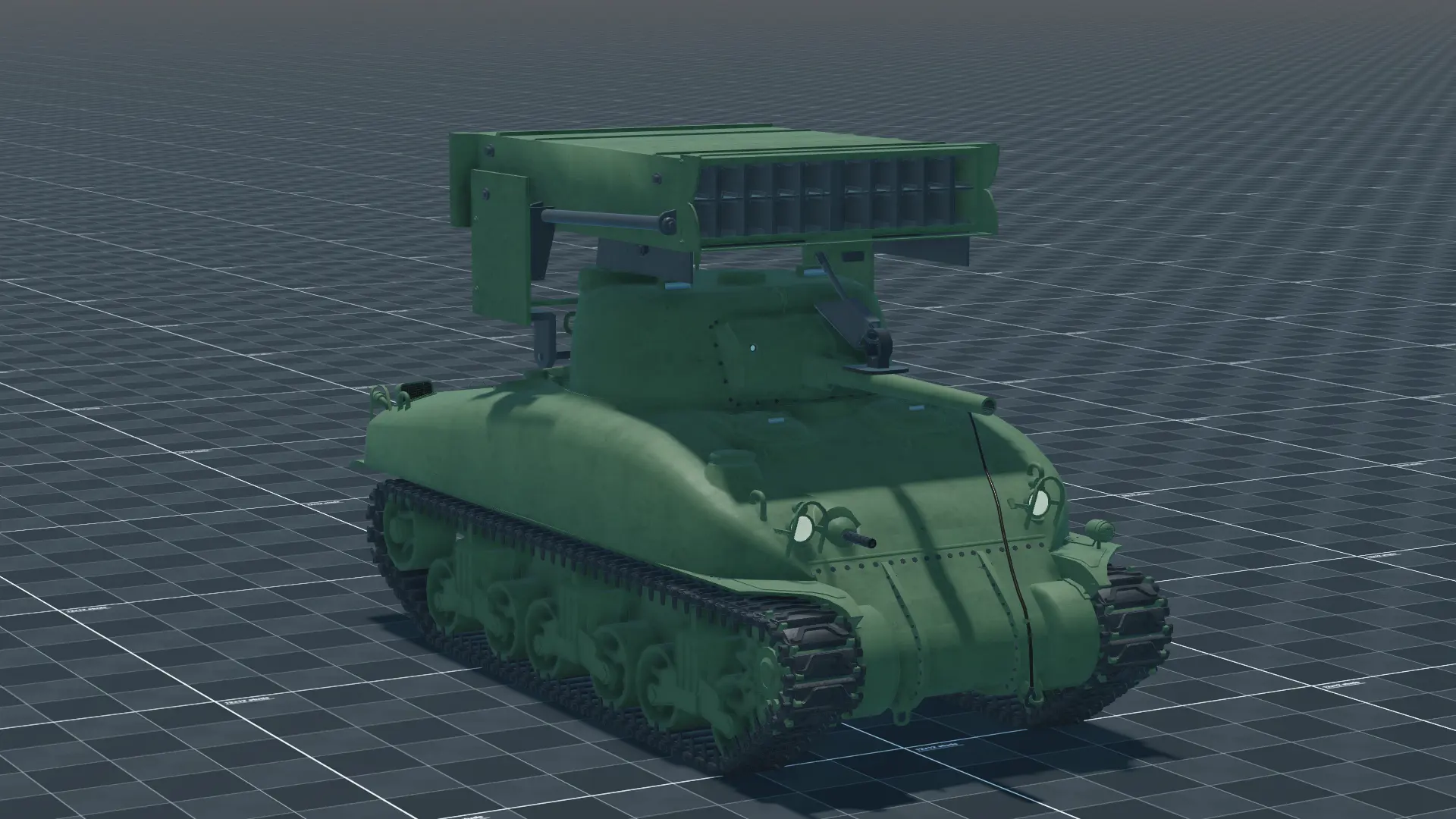 M17 Whizbang, perspective, in Multicrew Tank Combat