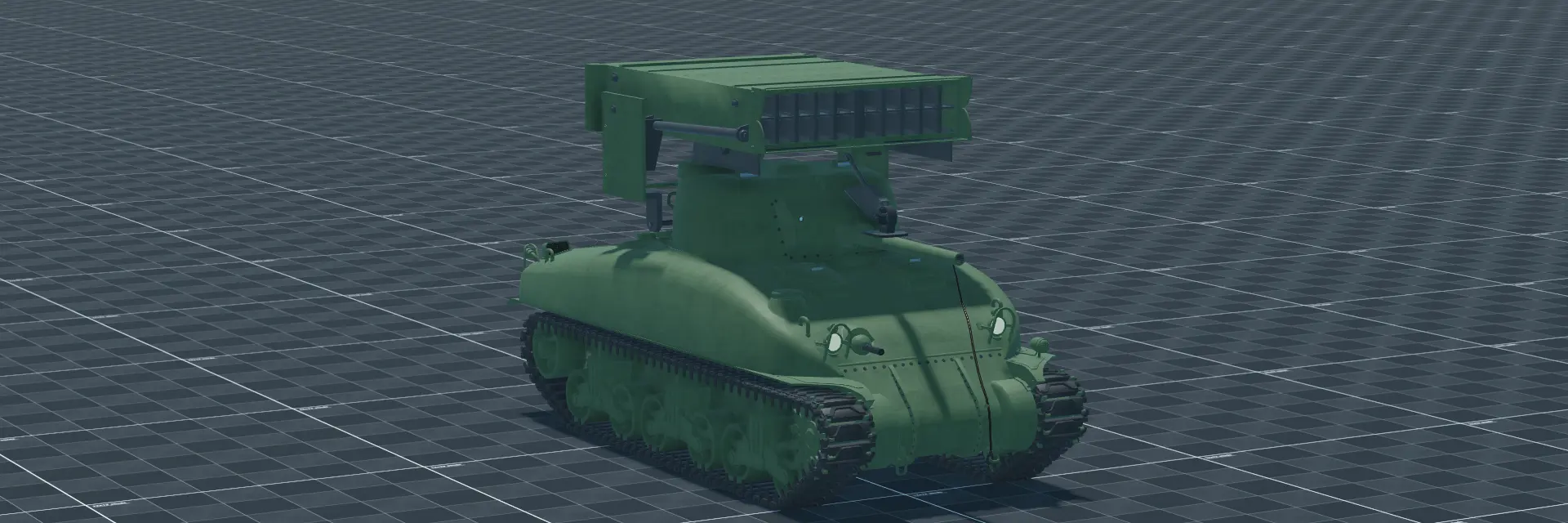 M17 Whizbang, perspective banner, in Multicrew Tank Combat