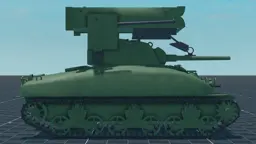 M17 Whizbang, right, in Multicrew Tank Combat