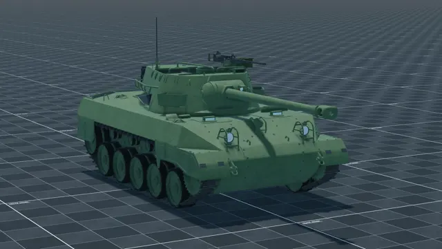 M18 Hellcat, perspective, in Multicrew Tank Combat