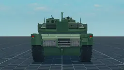 M1A1 SA, back, in Multicrew Tank Combat